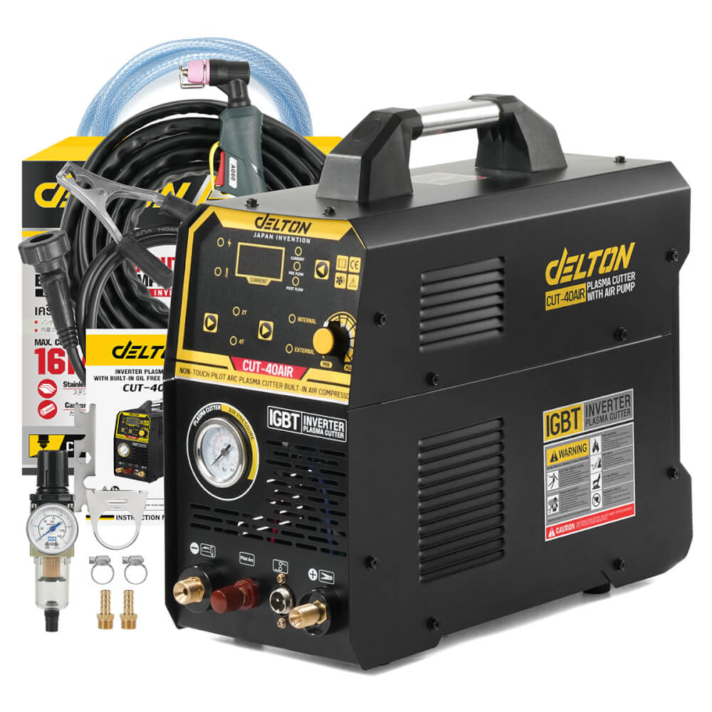 เครื่องตัดพลาสม่า DELTON รุ่น CUT-40AIR 40 แอมป์ ปั๊มลมในตัว